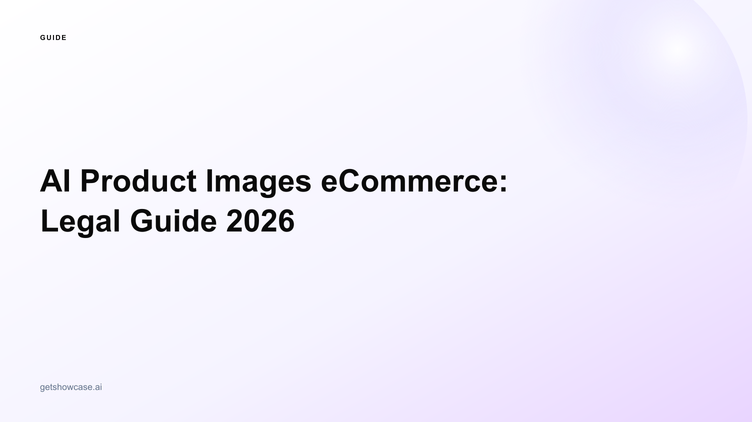 AI Product Images eCommerce: Legal Guide 2026