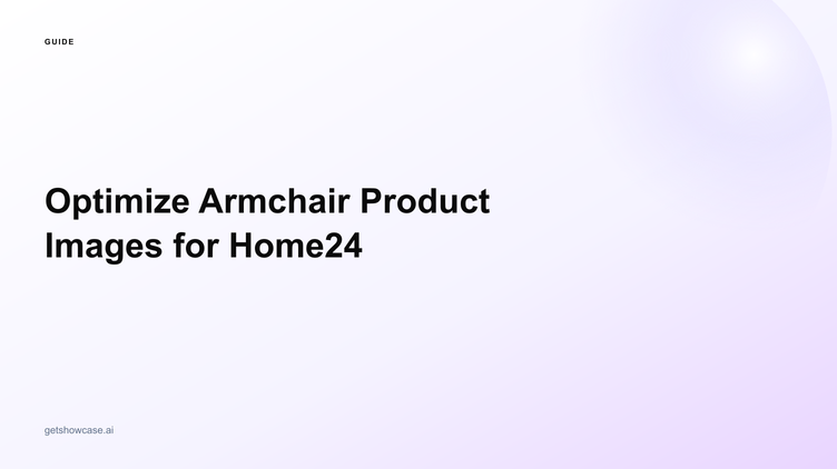 Optimize Armchair Product Images for Home24