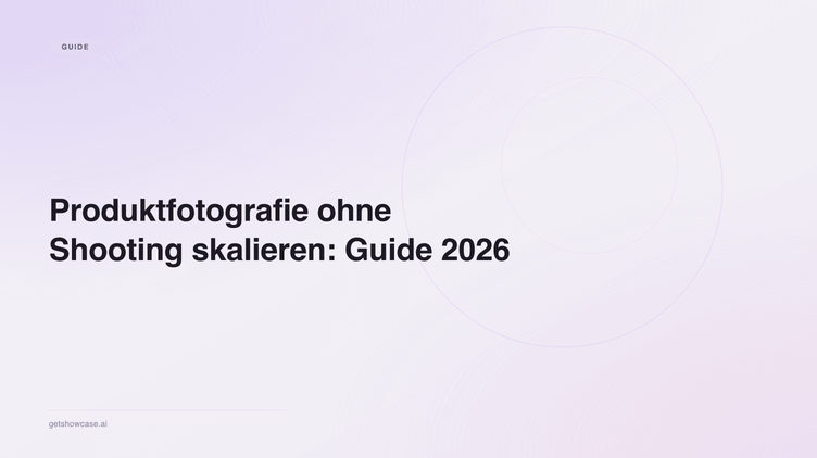 Produktfotografie ohne Shooting skalieren: Guide 2026