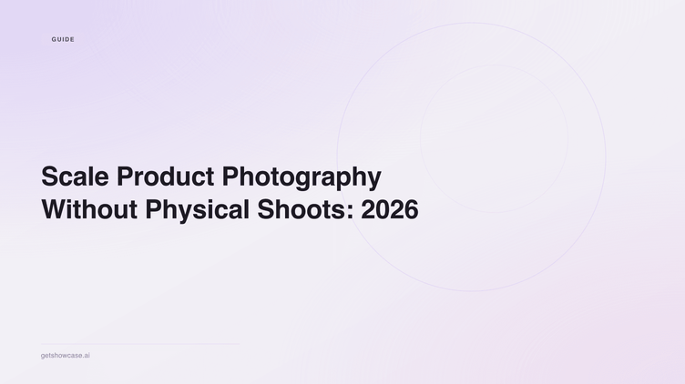 Scale Product Photography Without Physical Shoots: 2026