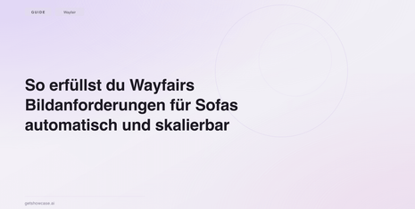 Wie erfüllst du Wayfairs Bildanforderungen für Sessel skalierbar?