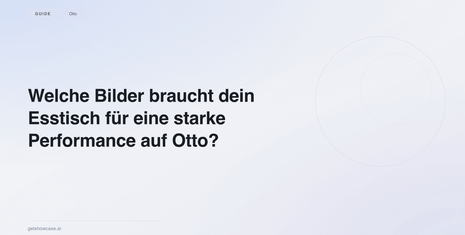 Welche Bilder braucht dein Esstisch für eine starke Performance auf Otto?