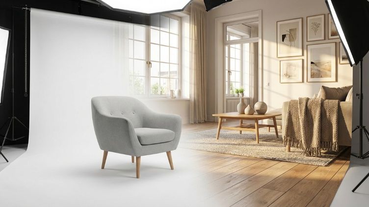 KI-Plattform für Lifestyle-Bilder und Farbvarianten aus Freistellern